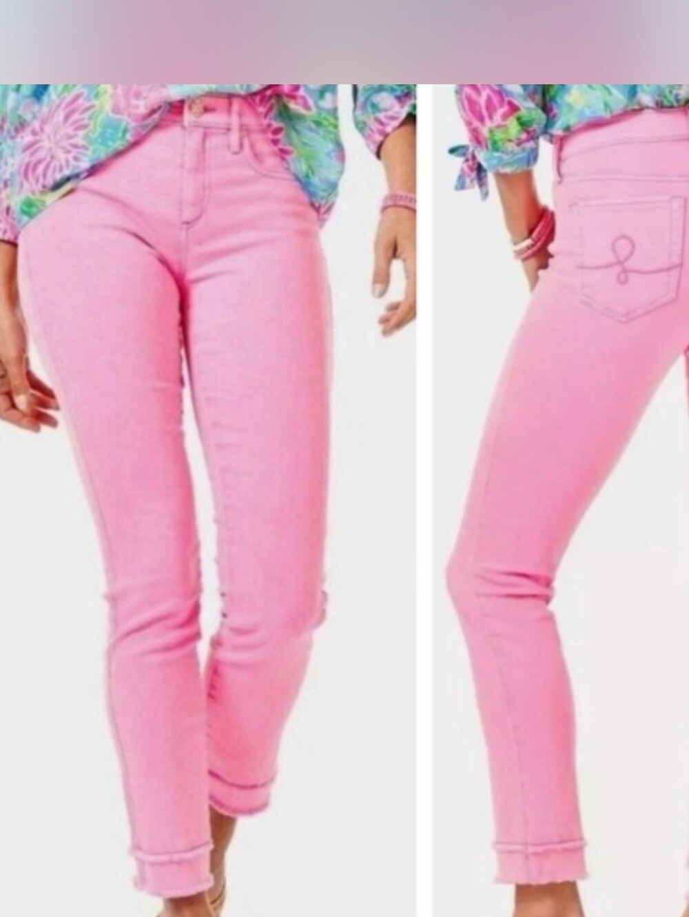 Women’s Pink Stretch Jeans